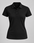 Women’s Pima Polo – Black